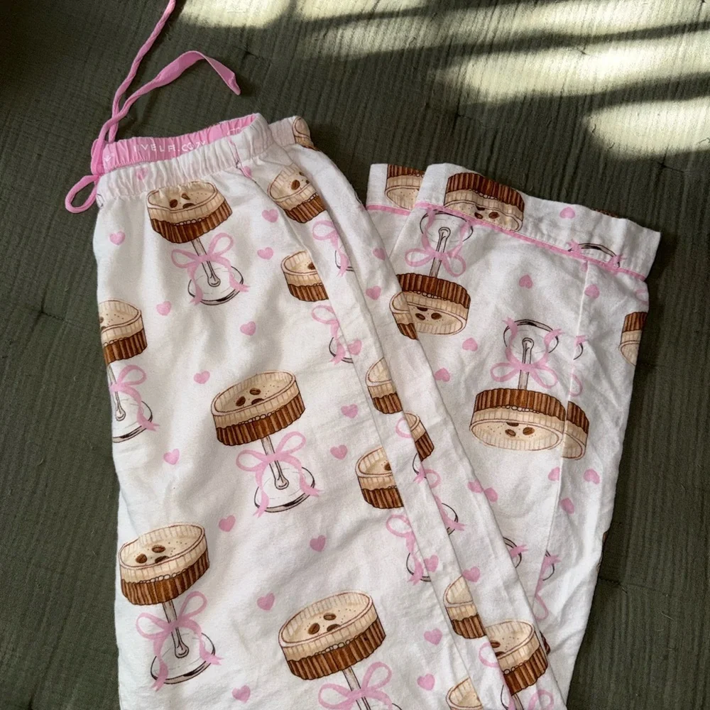 PJ Salvage Pink and White Espresso Martini Pajama Set - Picture 11 of 11